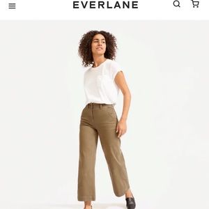 Everlane The Wide-Leg Crop Pant